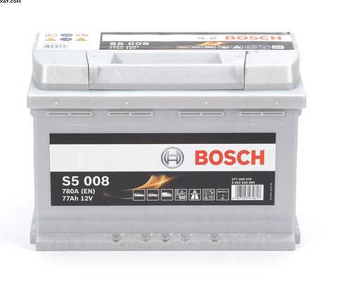 096-S5 008-Bosch Silver Calcium Car Battery