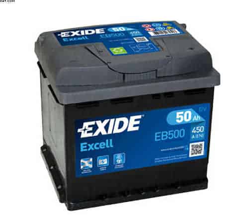 Exide Excell EB500-Type 012-079 Car Battery